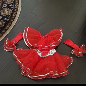 GIRLS DANCE COSTUME MEDIUM CHILD